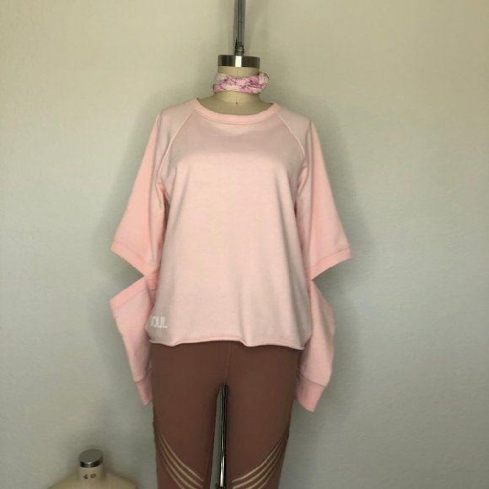 SOUL BY SOULCYCLE Elbow Cutout Sweatshirt Ribbed - Picture 5 of 12